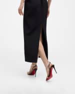 Image 2 of 6: Christian Louboutin Athina Colorblock T-Strap Red Sole Sandals