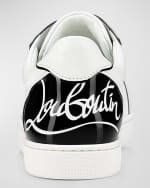 Image 3 of 4: Christian Louboutin Fun Vieira Bicolor Red Sole Sneakers