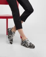 Image 2 of 6: Christian Louboutin Vieira Orlato Petunia Red Sole Sneakers