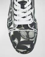 Image 4 of 6: Christian Louboutin Vieira Orlato Petunia Red Sole Sneakers