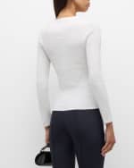 Image 4 of 6: Enza Costa Linen Knit Henley
