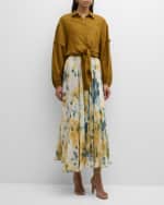 Image 5 of 6: Mes Demoiselles Ina Tie-Dye Maxi Skirt