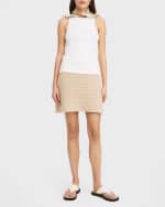 Image 3 of 4: By Malene Birger Pamille Textured Knit Mini Skirt