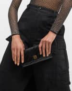 Image 3 of 6: Balenciaga Crush Quilted Wallet on Chain