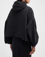 Image 4 of 6: Balenciaga Unity Sports Icon Cropped Hoodie Oversized