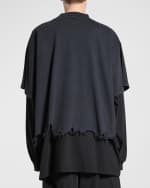 Image 4 of 5: Balenciaga Unity Sports Icon Cropped T-Shirt Large Fit