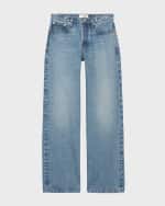 Image 1 of 5: FRAME The Slouchy Straight Jeans