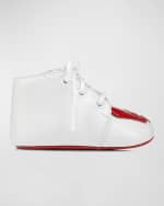 Image 4 of 5: Christian Louboutin Girl's Love Applique Pre Walkers, Baby