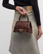 Image 3 of 6: Balenciaga Hourglass Small Shell-Print Bag