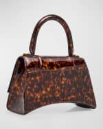 Image 4 of 6: Balenciaga Hourglass Small Shell-Print Bag