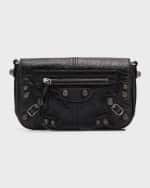 Image 1 of 6: Balenciaga Men's Le Cagole Mini Flap Crossbody Bag