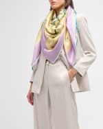 Image 4 of 4: St. Piece Vivienne Double-Sided Silk Scarf
