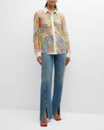 Image 5 of 6: Le Superbe Tropical Lace Shirt