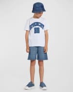 Image 2 of 3: Givenchy Boy's 4G Drawstring Bermuda Shorts, Size 4-6