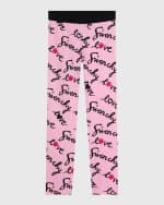 Image 1 of 4: Givenchy Girl's Printed Leggings, Size 8-12