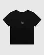 Image 2 of 5: Givenchy Girl's Embroidered Logo Short-Sleeve T-Shirt, Size 6-12