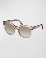 Image 1 of 5: TOM FORD Moira Acetate Butterfly Sunglasses