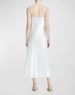 Image 2 of 3: Vince Fray Edge Cami Bias Midi Dress