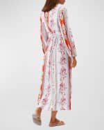 Image 3 of 3: Melissa Odabash Rachel Maxi Wrap Dress