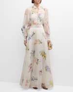 Image 5 of 6: Zimmermann Natura Floral Maxi Skirt