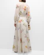 Image 3 of 6: Zimmermann Natura Floral Maxi Skirt