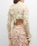 Image 4 of 6: Zimmermann Harmony Lasercut Crop Top