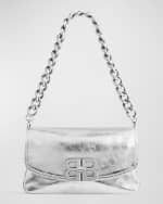 Image 1 of 6: Balenciaga BB Soft Small Flap Metallic Bag