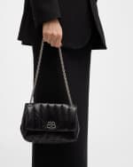Image 2 of 6: Balenciaga Monaco Mini Quilted Shoulder Bag