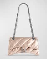 Image 3 of 5: Balenciaga Crush Small Metallic Chain Shoulder Bag