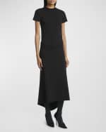 Image 5 of 6: Balenciaga Patched T Shirt Dress