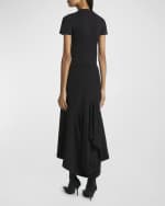 Image 3 of 6: Balenciaga Patched T Shirt Dress