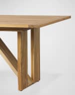 Image 3 of 5: Four Hands Enders Outdoor Dining Table