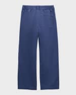 Image 2 of 3: Ralph Lauren Childrenswear Boy's Pleated Twill Straight-Leg Pants, Size 3-6