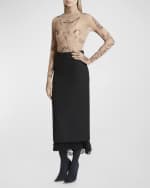 Image 5 of 6: Balenciaga Lingerie Tailored Skirt
