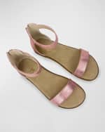 Image 2 of 5: Yosi Samra Girl's Miss Campbelle Sandal, Toddler/Kids