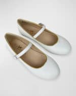 Image 2 of 5: Yosi Samra Girl's Miss Sadie Mary Jane Shoes, Toddler/Kids