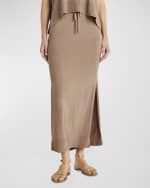 Image 2 of 5: Splendid Veronica Drawstring Midi Sweater Skirt