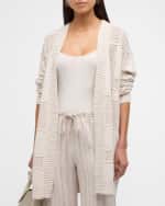 Image 2 of 6: Splendid Rina Open-Knit Cotton Pointelle Cardigan