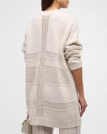 Image 4 of 6: Splendid Rina Open-Knit Cotton Pointelle Cardigan