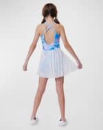 Image 2 of 5: Terez Girl's Cotton Candy Clouds Tennis Dress, Size 2T-12
