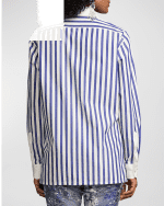 Image 3 of 5: Ralph Lauren Collection Capri Relaxed Fit Embellished Shirt