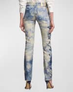 Image 3 of 5: Ralph Lauren Collection Embellished 750 Straight Ankle Jeans