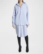 Image 2 of 6: Balenciaga BB Classic Layered Shirt Dress