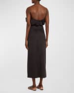 Image 3 of 5: Johanna Ortiz Noche Habanera One-Shoulder Puffed Dress