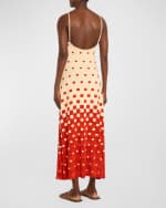 Image 3 of 5: Johanna Ortiz Rhythmn Oasis Gradient Keyhole Maxi Dress