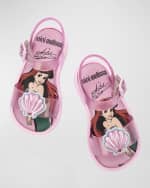 Image 4 of 4: Melissa x Disney Girl's Princess Sandals, Baby/Toddlers