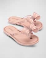 Image 2 of 4: Melissa Girl's Mini Flip Flops, Baby/Toddler/Kids