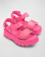 Image 2 of 4: Melissa Girl's Kick Off Platform Sandals, Baby/Toddler/Kids