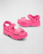 Image 3 of 4: Melissa Girl's Kick Off Platform Sandals, Baby/Toddler/Kids