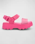 Image 1 of 4: Melissa Girl's Kick Off Platform Sandals, Baby/Toddler/Kids